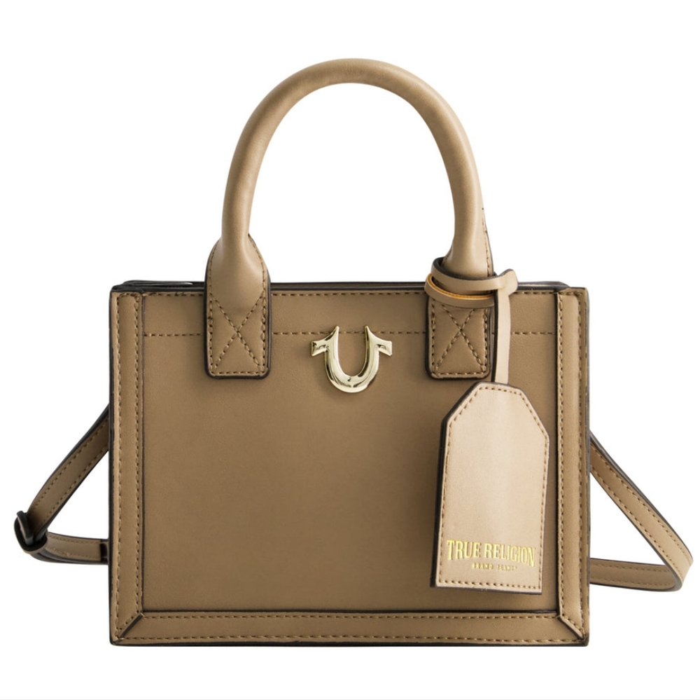 True Religion Modern Edge Tan Tote NWT